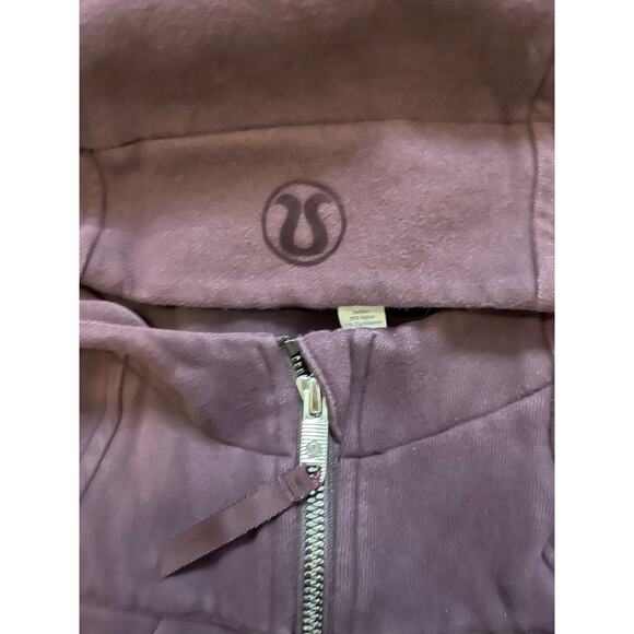Lululemon Scuba Hoodie Cotton Velvet Roses size  6 Deep Purple - Picture 11 of 11